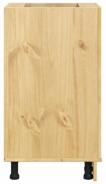 VidaXL Cabinet fiókkal tárolóval Méz 40 x 46 x 81,5 cm Tömör fenyőfa