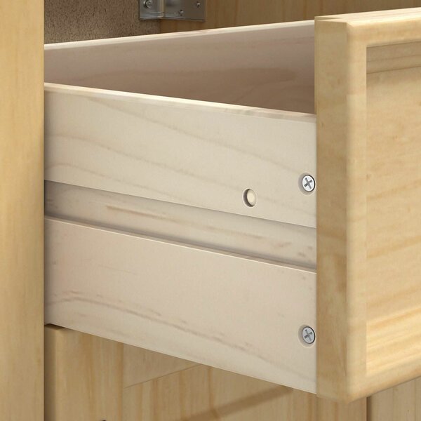 VidaXL Cabinet fiókkal tárolóval Méz 40 x 46 x 81,5 cm Tömör fenyőfa