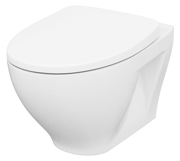 Cersanit Moduo CleanOn függő WC csésze + antibakteriális WC ülőke hőre keményedőből, K701-262