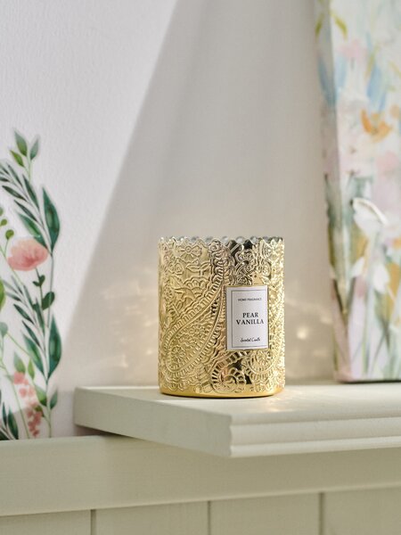 Sinsay - Illatos gyertya Pear Vanilla - arany