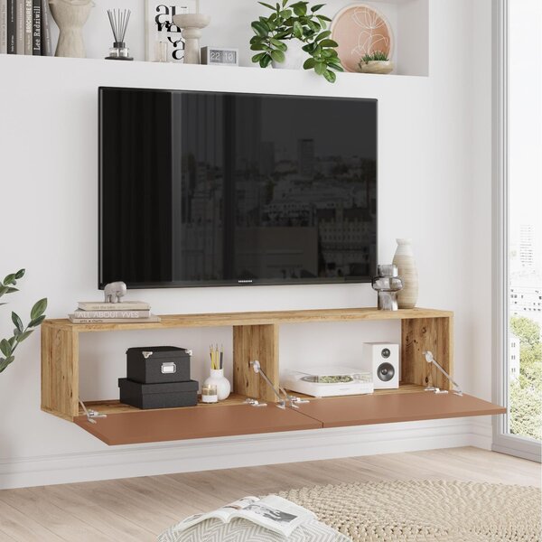 TV asztal/Szekrény France 10 (atlanti fenyő + tégla)