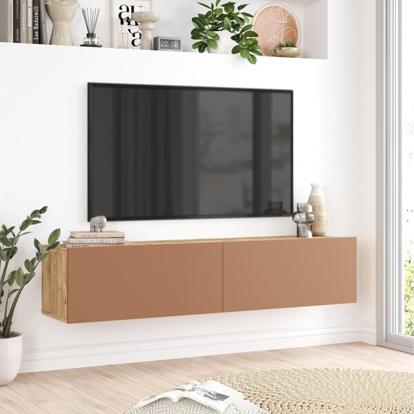 TV asztal/Szekrény France 10 (atlanti fenyő + tégla)