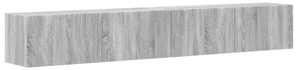 VidaXL TV Fali Szekrény 2 pcs Szürke Sonoma 60 x 31 x 29.5 cm Faanyag