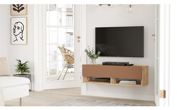TV asztal/Szekrény France 13 (atlanti fenyő + tégla)