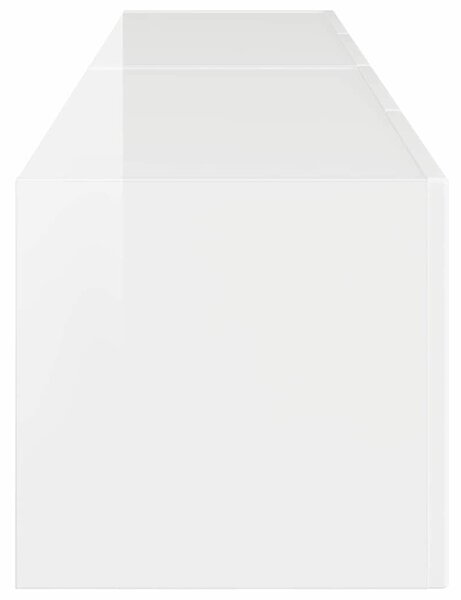 VidaXL TV Fali Szekrény 2 pcs Fényes Fehér 78,5 x 31 x 29,5 cm Faanyag