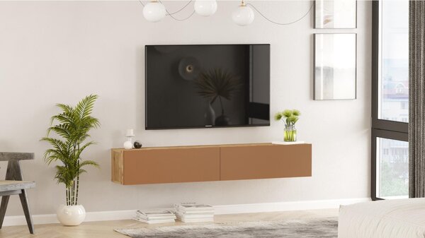 TV asztal/Szekrény France 8 (atlanti fenyő + tégla)