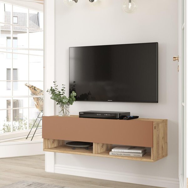 TV asztal/Szekrény France 13 (atlanti fenyő + tégla)