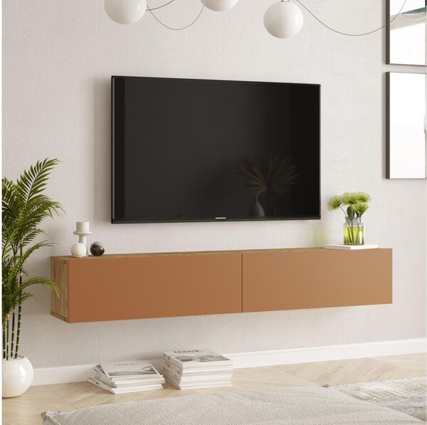 TV asztal/Szekrény France 8 (atlanti fenyő + tégla)