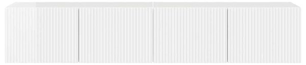 VidaXL TV Fali Szekrény 2 pcs Fényes Fehér 78,5 x 31 x 29,5 cm Faanyag