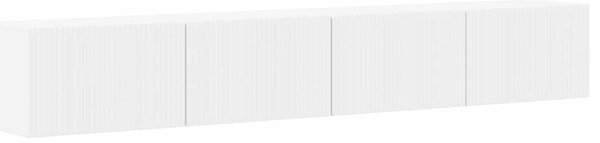 VidaXL TV Fali Szekrény 2 pcs Fényes Fehér 60 x 31 x 29.5 cm Faanyag