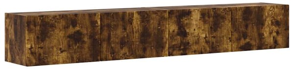 VidaXL TV Fali Szekrény 2 pcs Füstölt tölgy 98 x 31 x 29,5 cm Faanyag