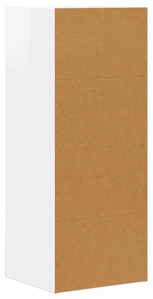 VidaXL Széf ELST Magas Fényű Fehér 40 x 35 x 100,5 cm Szerelt Fa