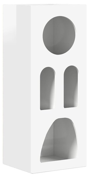 VidaXL Széf ELST Magas Fényű Fehér 40 x 35 x 100,5 cm Szerelt Fa