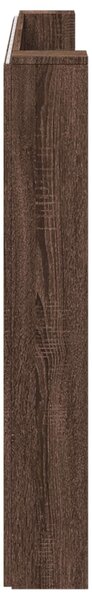 VidaXL Fejtámla polcokkal Barna Tölgy 200 x 16,5 x 103,5 cm Faanyag