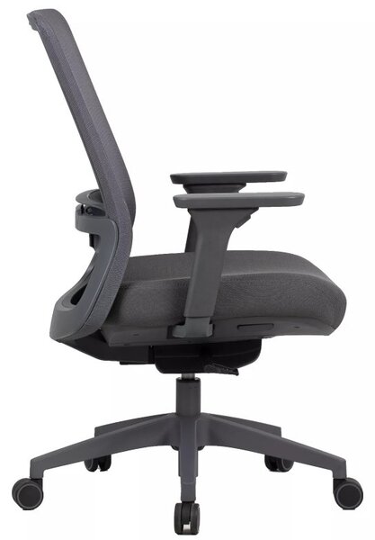 Q-718 Ergonomikus Hálós Forgószék Szürke