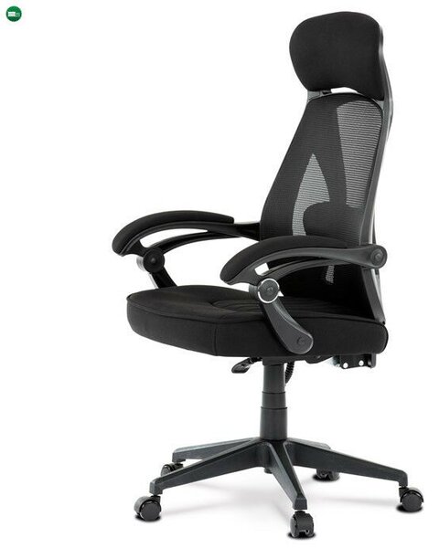 Fekete Hálós Irodai Szék, Hinta Mechanikával. KA-Y309 BK