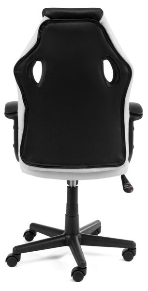 F4G FG-19 Gamer Szék Fekete-Fehér Ergonomikus