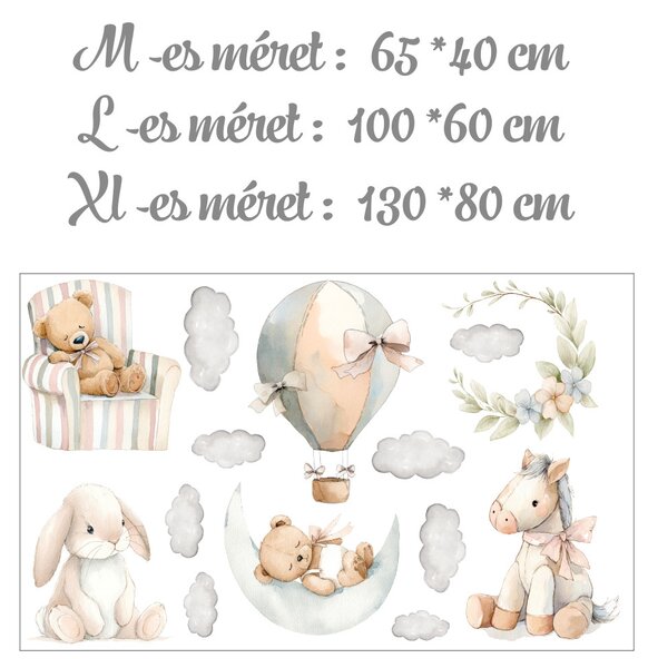 Falmatrica babaszobába – édes baba álmok macival, gyermeked nevével