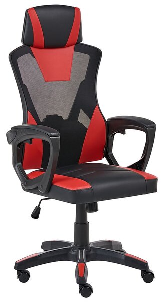 Irodai szék IGNIS Műbőr Piros