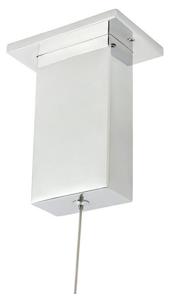 King Home Ring 40 LED Polírozott Acél Függőlámpa Ezüst