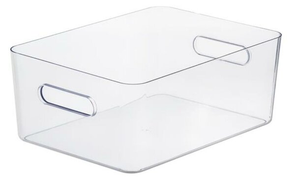 Műanyag tárolódoboz, 15,4 liter, SMARTSTORE Compact Clear L, átlátszó (CSDSMART14)