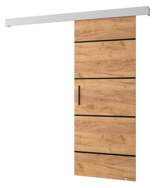 Tolóajtó 70 cm Slavdro 4 (arany craft + matt fehér)