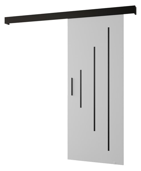 Tolóajtó 70 cm Slavdro 3 (matt fehér + matt fekete)