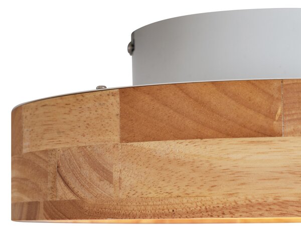 Skandináv mennyezeti lámpa fa 30 cm LED-del, dimmelhető - Pecker