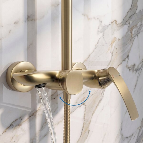 Zuhanyszett PREMIUM Rea Como M1 Brush Gold