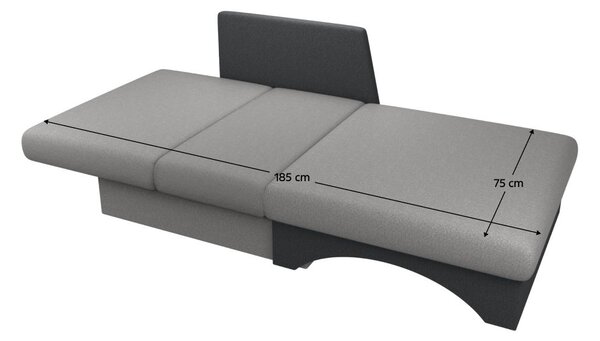 Fotel Kubosik new (szürke + sötétszürke) (B)