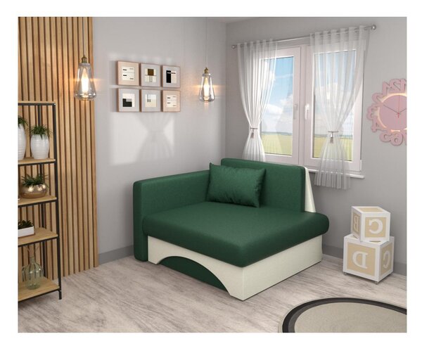 Fotel Kubosik new (zöld + bézs) (B)