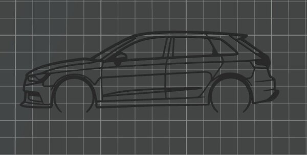 Audi A3 faldekoráció