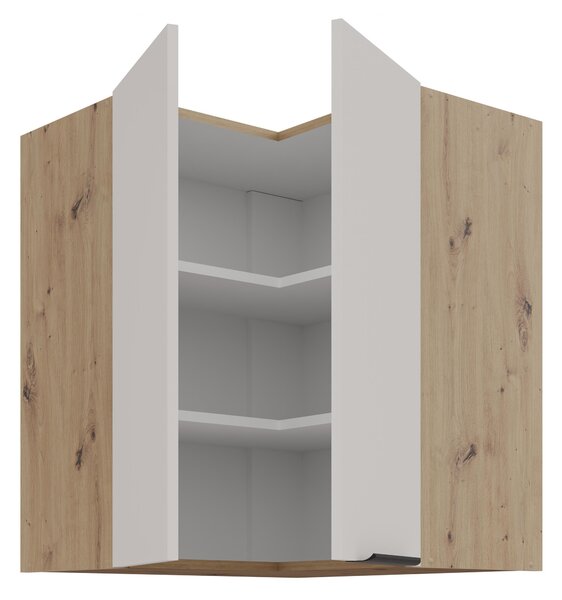 Felső sarok konyhaszekrény Sayla 60x60 GN-72 2F (90°) (kasmír + artisan tölgy)