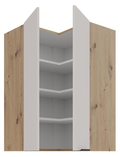 Felső sarok konyhaszekrény Sayla 60x60 GN-90 2F (90°) (kasmír + artisan tölgy)