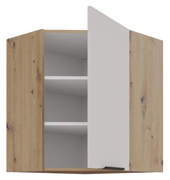 Felső sarok konyhaszekrény Sayla 60x60 GN-72 1F (45°) (kasmír + artisan tölgy)