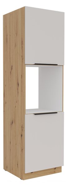 Élemiszer konyhaszekrény Sayla 60 DP-210 2F (kasmír + artisan tölgy)
