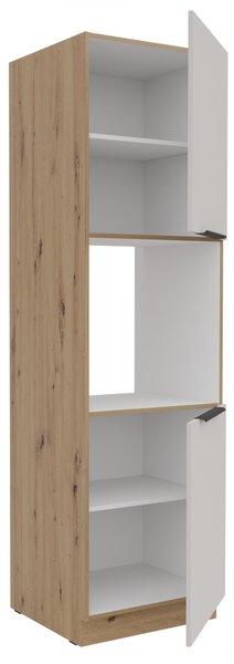 Élemiszer konyhaszekrény Sayla 60 DP-210 2F (kasmír + artisan tölgy)