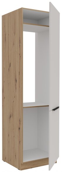 Beépített hűtőszekrényhez való konyhaszekrény Sayla 60 LO-210 2F (kasmír + artisan tölgy)