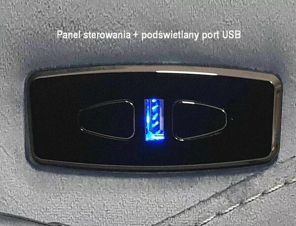 Neptun M Elektromos Masszázsfotel Bársony Tengerészkék Relax