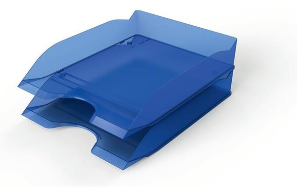 Irattálca, műanyag, DURABLE, Basic, áttetsző kék (DB1701674540)