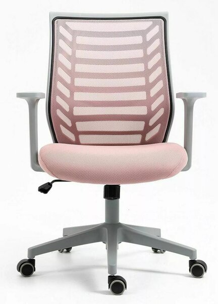 Q-320 Ergonomikus Hálós Forgószék Rózsaszín