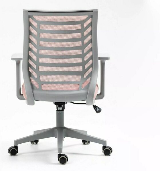 Q-320 Ergonomikus Hálós Forgószék Rózsaszín