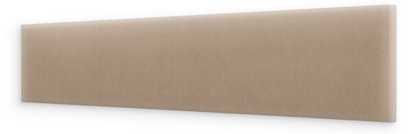 Bársony kárpitozott panel - Téglalap - 60x15cm Szín: Fekete