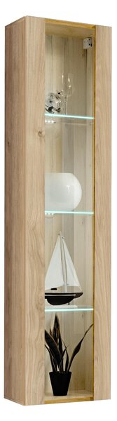 Fali vitrin Ferryhill HJ FY 41 (jackson hickory tölgy) (világítással)