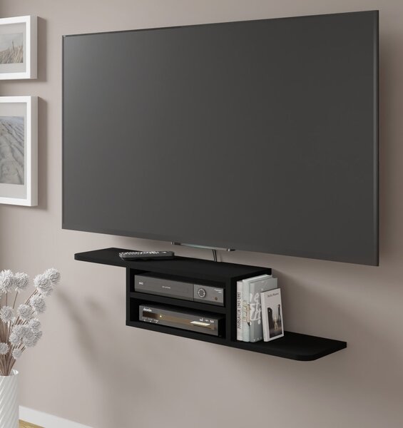 TV szekrény/asztal Decal (fekete). Akció -6%
