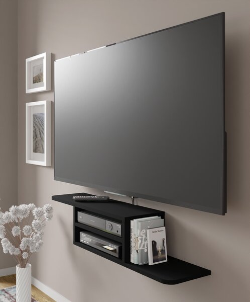 TV szekrény/asztal Decal (fekete). Akció -6%