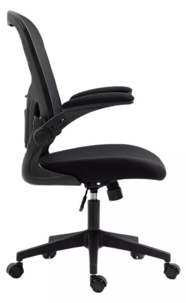 Q-333 Ergonomikus Hálós Forgószék Fekete TILT Mechanikával