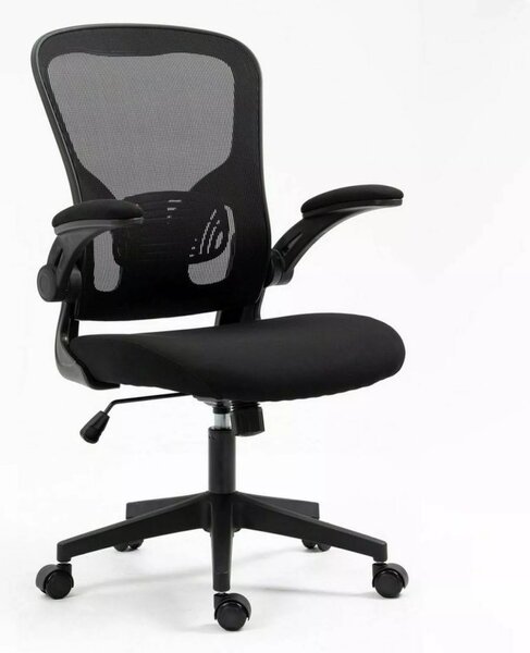 Q-333 Ergonomikus Hálós Forgószék Fekete TILT Mechanikával