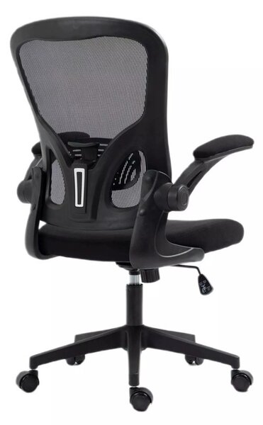 Q-333 Ergonomikus Hálós Forgószék Fekete TILT Mechanikával