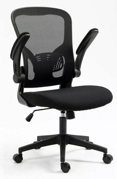 Q-333 Ergonomikus Hálós Forgószék Fekete TILT Mechanikával